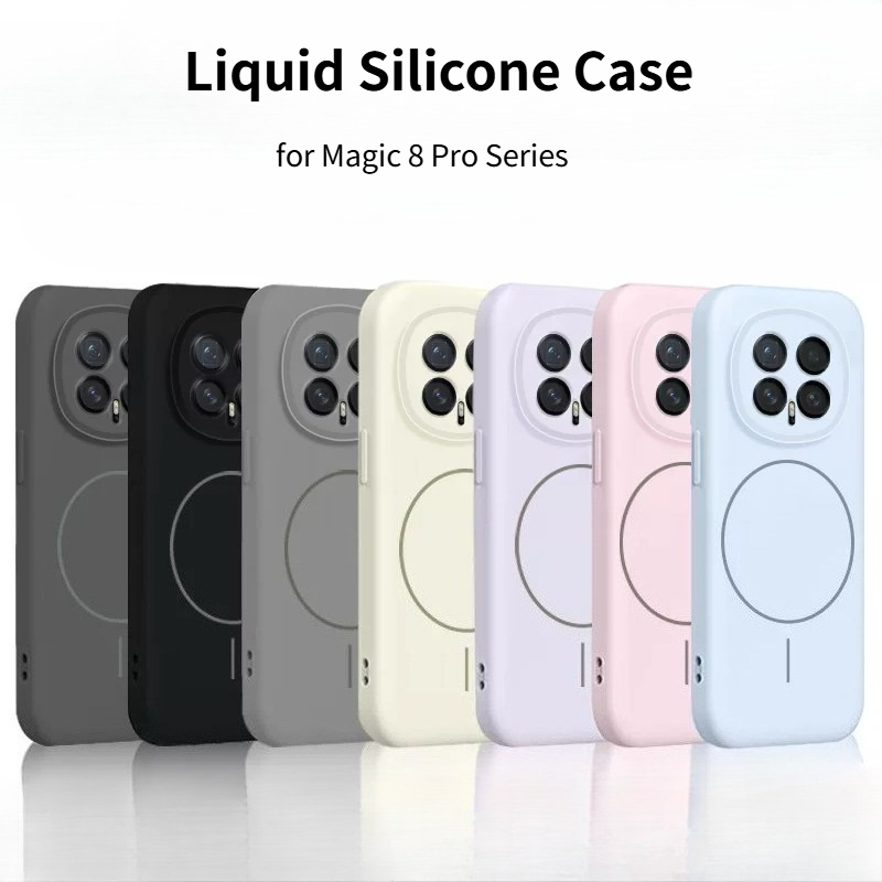 Liquid Silicone Magnetic Phone Case - Модный оригинальный чехол из жидкого силикона