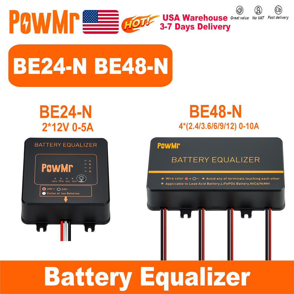 Power Banks - Автоматический балансир напряжения PowMr USA 24В/48В