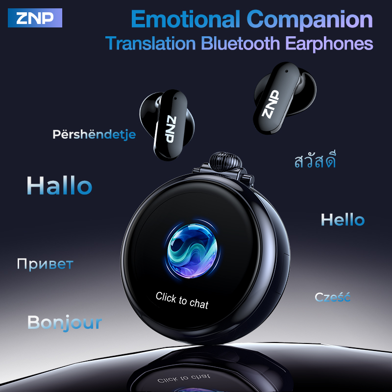 Earphones - Новейшие беспроводные наушники-переводчики ZNP с ИИ