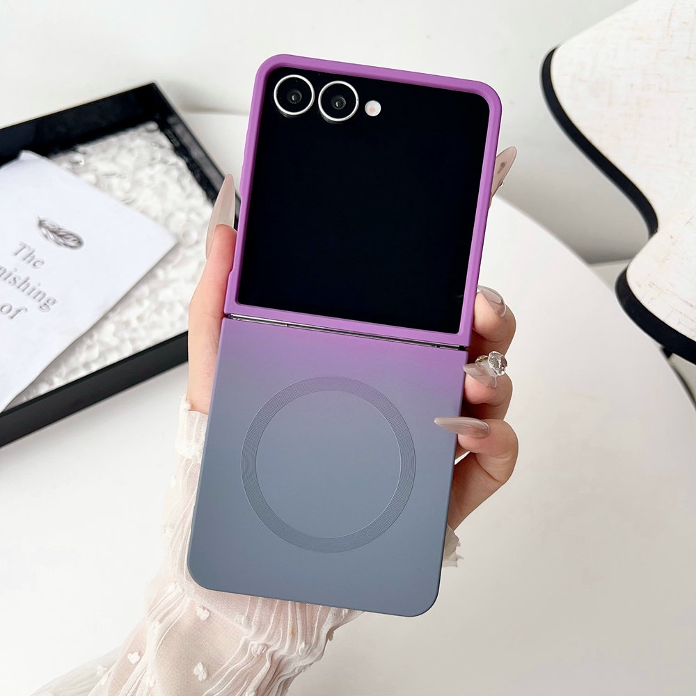 Liquid Silicone Magnetic Phone Case - Магнитный беспроводной чехол с градиентным дизайном