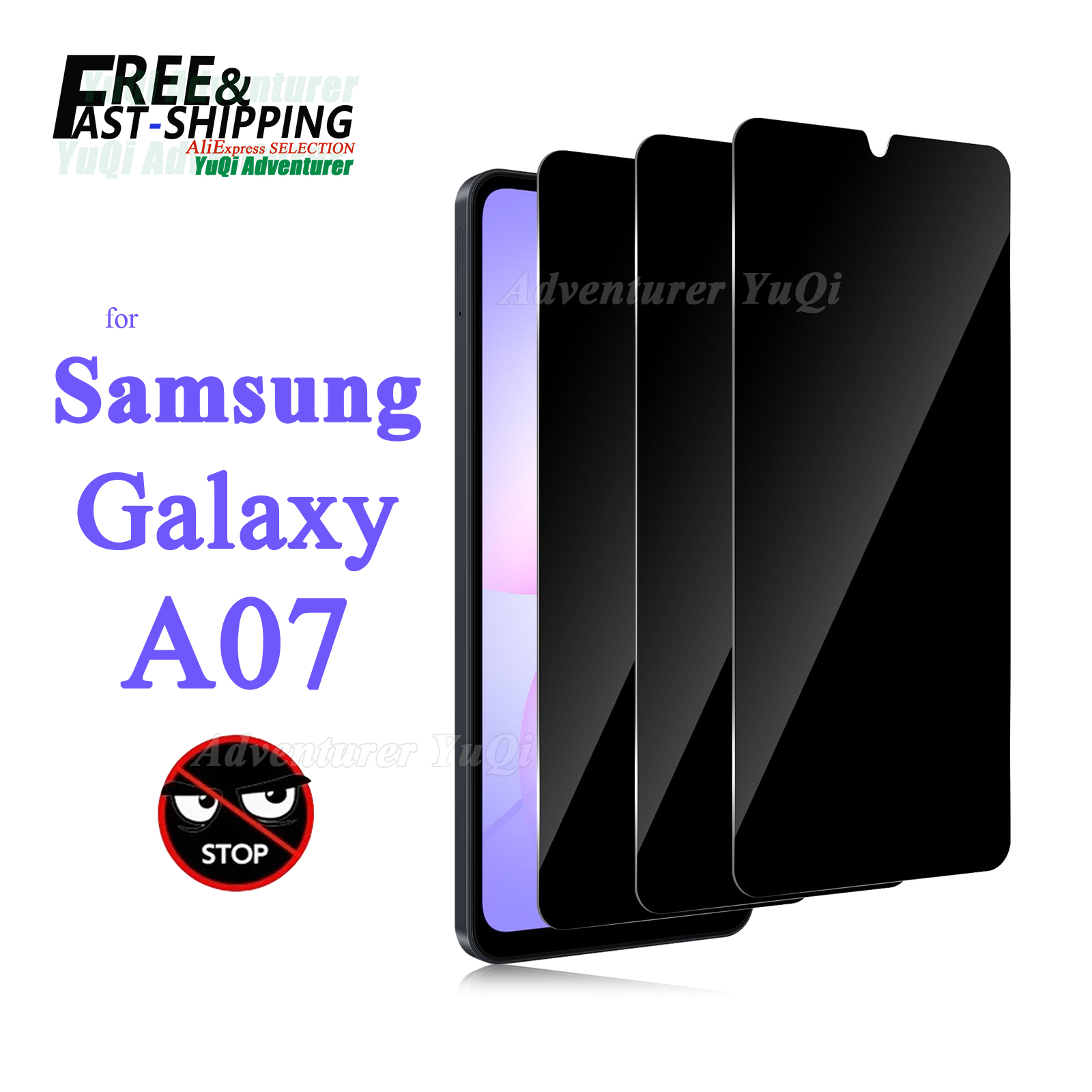 Anti Spy Privacy Glass Case - Защитная пленка для экрана от шпионажа