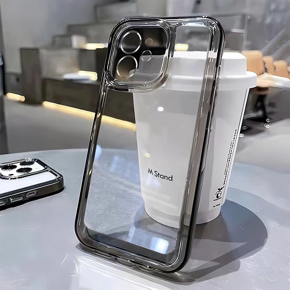 Clear Shockproof Bumper Case - Роскошный чехол для iPhone 15, 8