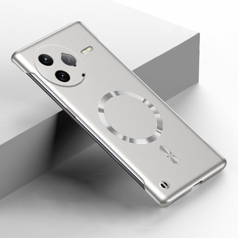 Ultra Thin Frameless Phone Cover - Роскошный ультратонкий металлический безрамный магнитный чехол