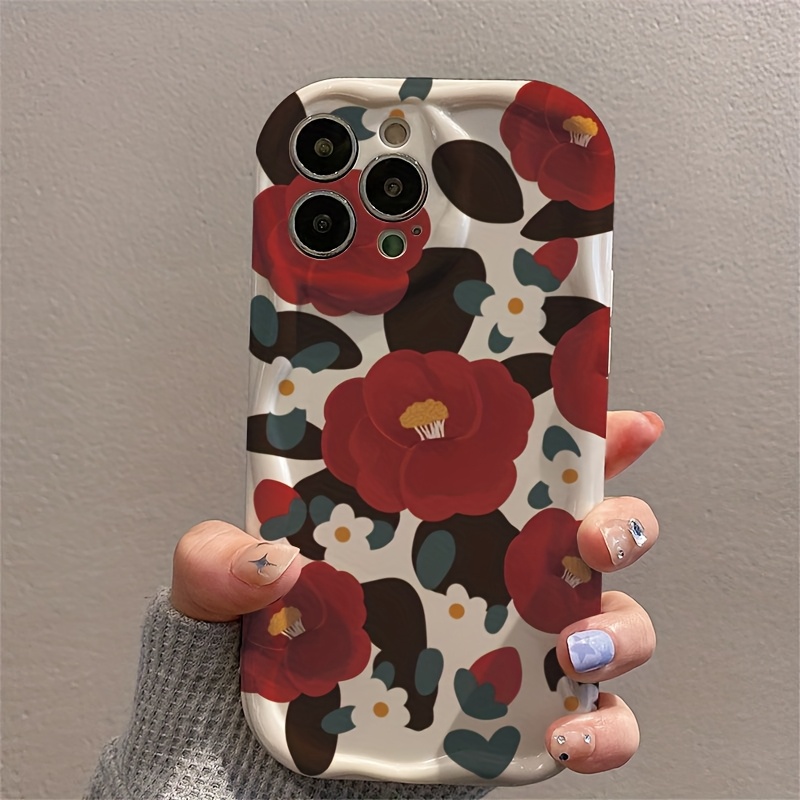 Vintage Floral Pattern Soft Case - Винтажный чехол для телефона с узором