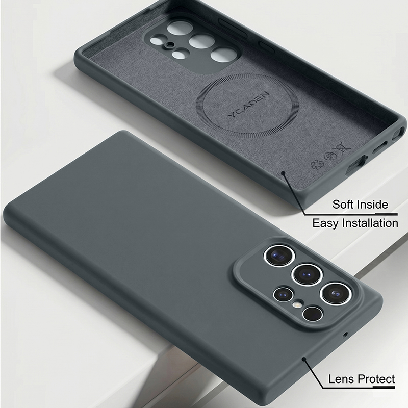 Мягкий жидкий силиконовый чехо – обзор и цена Liquid Silicone Magnetic Phone Case