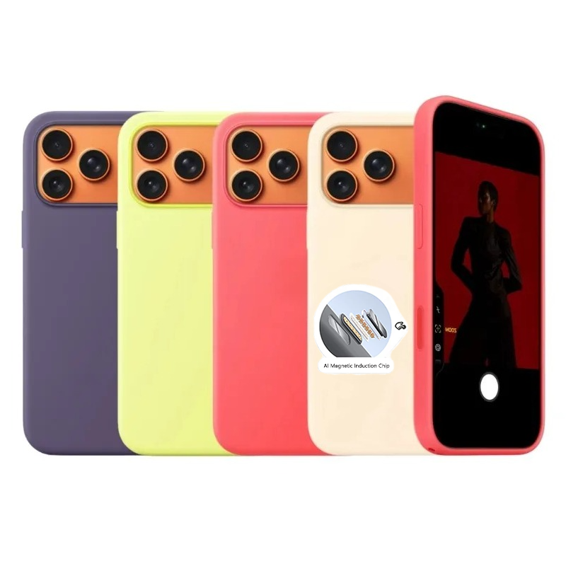 Оригинальный чехол из мягкого  – обзор и цена Liquid Silicone Magnetic Phone Case