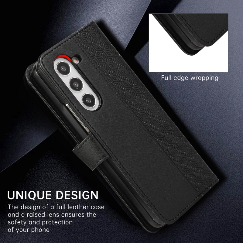 Кожаный чехол-флип для Samsung – обзор и цена Leather Wallet Card Holder Phone Cover