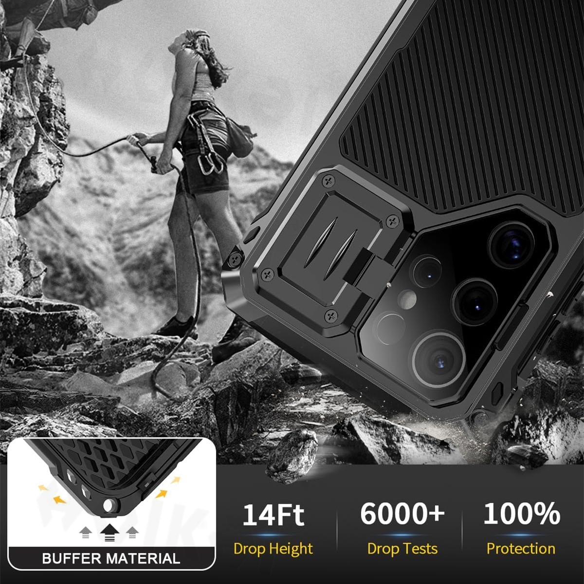 Чехол для Samsung Galaxy S25 U – обзор и цена Heavy Duty 360 Full Body Protective Case