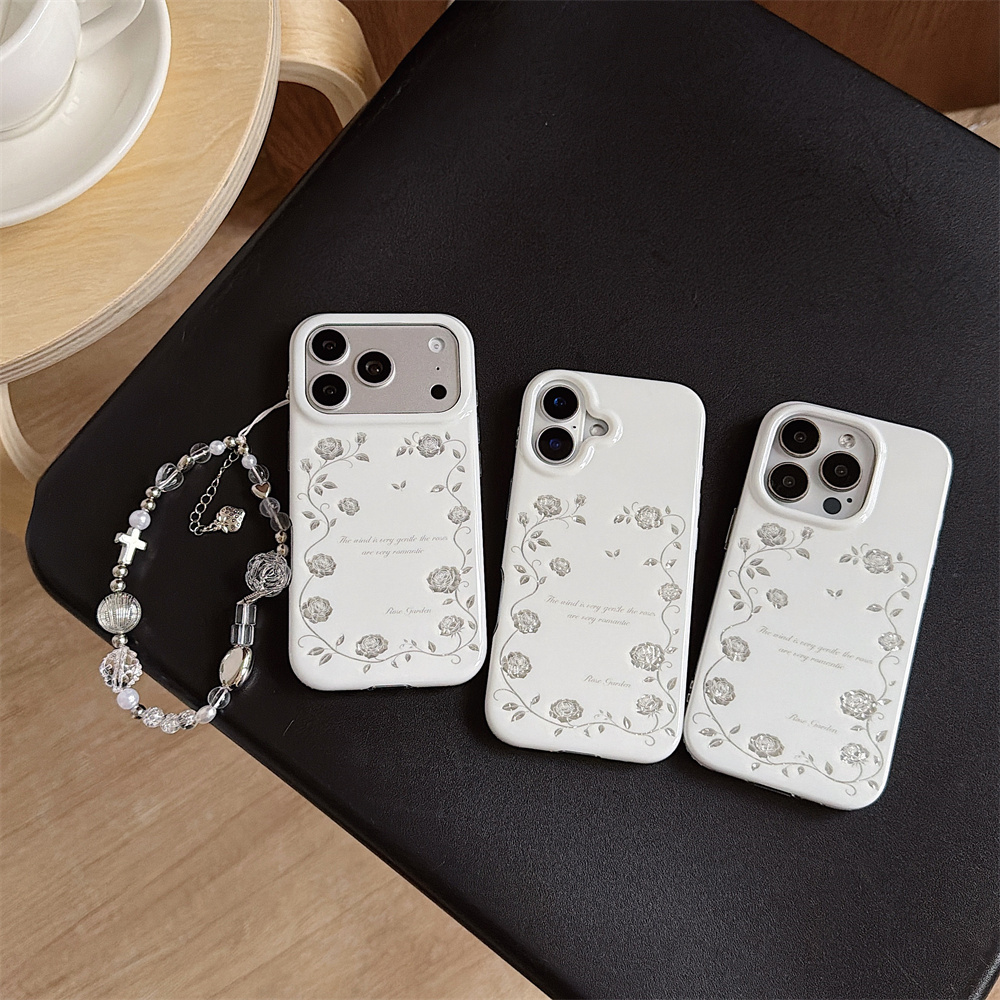 Винтажный серебряный чехол для – обзор и цена Vintage Floral Pattern Soft Case
