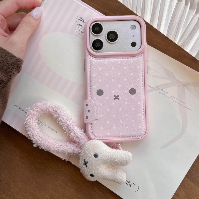 Милый розовый чехол для телефо – обзор и цена Cute Cartoon Wrist Strap Silicone Case