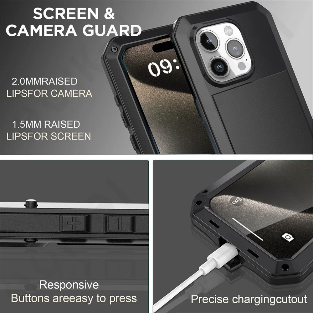 Чехол для iPhone 16, 15, 14, 1 – обзор и цена Heavy Duty 360 Full Body Protective Case
