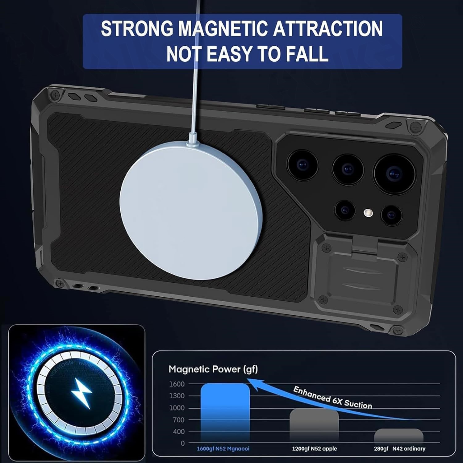 Чехол для Samsung Galaxy S24 U – обзор и цена Heavy Duty 360 Full Body Protective Case