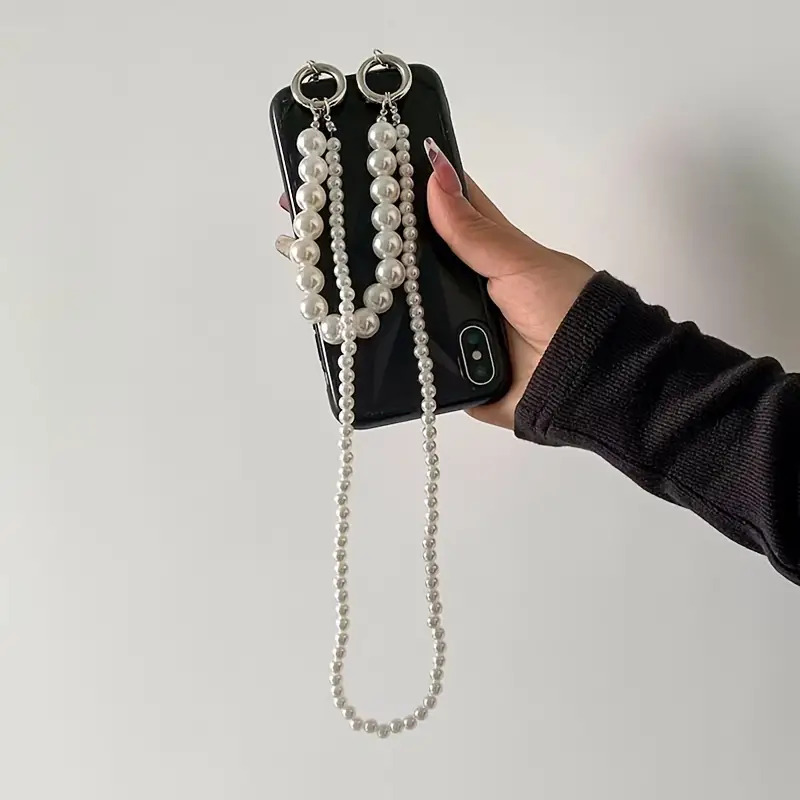 Двойной жемчужный тканый ремеш – обзор и цена Crossbody Lanyard Neck Strap Case