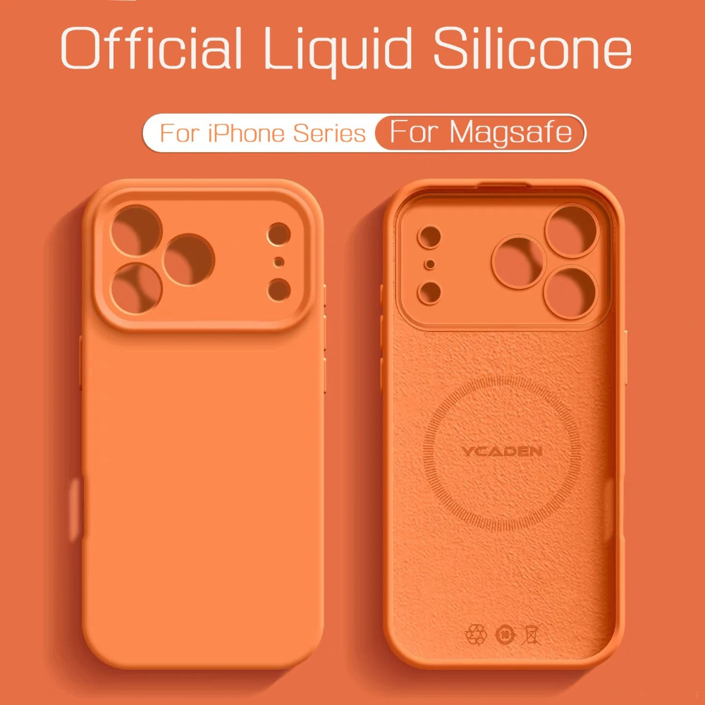Модный чехол из жидкого силико – обзор и цена Liquid Silicone Magnetic Phone Case