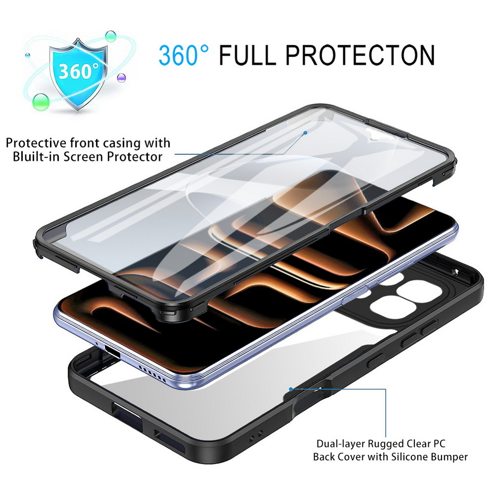 Роскошный прозрачный чехол 360 – обзор и цена Heavy Duty 360 Full Body Protective Case