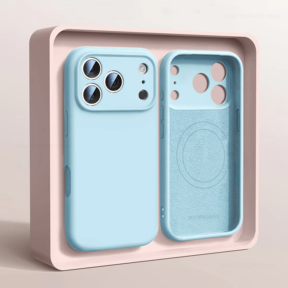 Магнитный чехол Magsafe для iP – обзор и цена Liquid Silicone Magnetic Phone Case