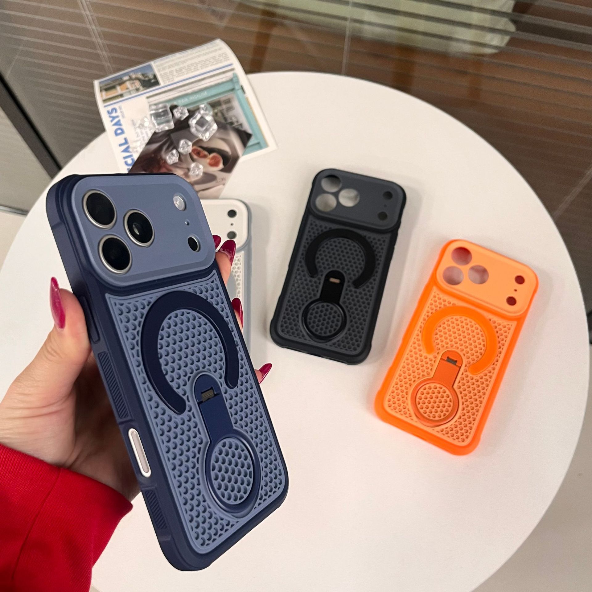360 °   Магнитный держатель с  – обзор и цена Heat Dissipation Mesh Breathable Case